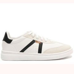 TÊNIS PONTILHADO LATERAL BRANCO E PRETO C 30523 0006 0004 ANACAPRI - Vintedoisk