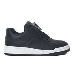 TÊNIS PRETO E BRANCO TRIÂNGULO PEDRARIA S 20672 0052 0004 SCHUTZ - Vintedoisk