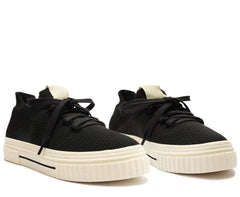 TÊNIS PRETO KNIT SOLA ALTA ALÊ C 30590 0005 0001 ANACAPRI - Vintedoisk