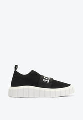 TÊNIS SEM CADARÇO LOGOMANIA KNIT PRETO S 21425 0002 0005 SCHUTZ - Vintedoisk