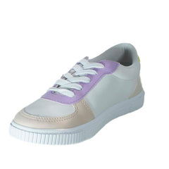 TÊNIS SLIM BRANCO DETALHE ROXO E VERDE C 30341 0005 0014 ANACAPRI - Vintedoisk