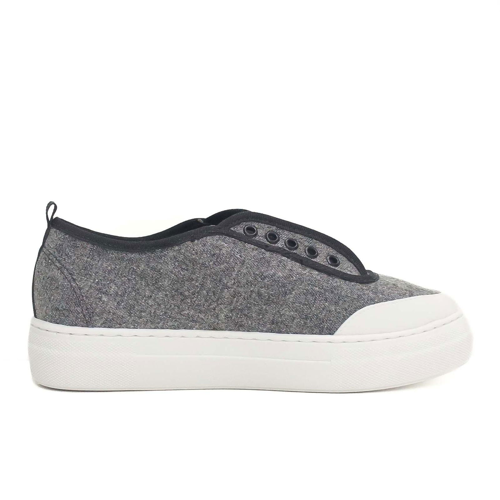 TÊNIS SLIP ON CINZA MESCLA C 30247 0069 0009 ANACAPRI - Vintedoisk