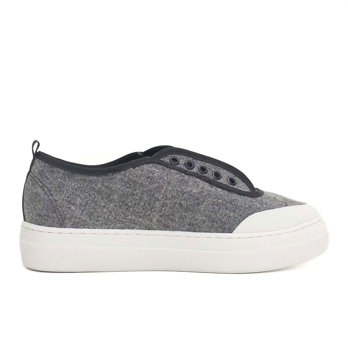TÊNIS SLIP ON CINZA MESCLA C 30247 0069 0009 ANACAPRI - Vintedoisk