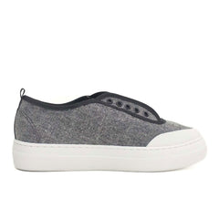 TÊNIS SLIP ON CINZA MESCLA C 30247 0069 0009 ANACAPRI - Vintedoisk
