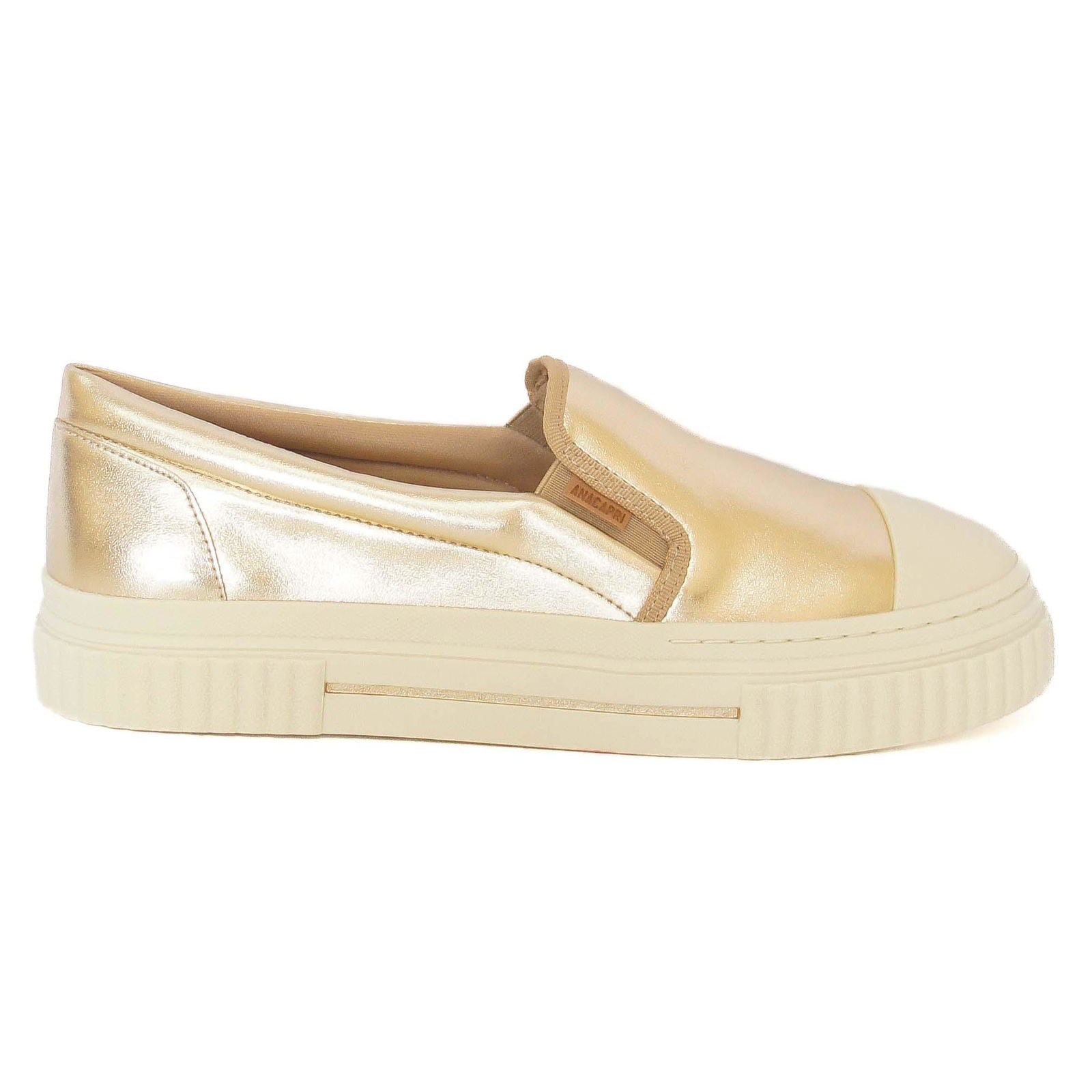 TÊNIS SLIP ON DOURADO C 30590 0006 0003 ANACAPRI - Vintedoisk