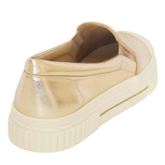 TÊNIS SLIP ON DOURADO C 30590 0006 0003 ANACAPRI - Vintedoisk