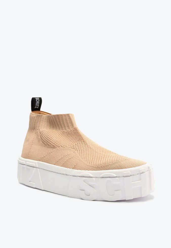 TÊNIS SLIP ON MAULI KNIT BEGE S 21117 0004 0004 SCHUTZ - Vintedoisk