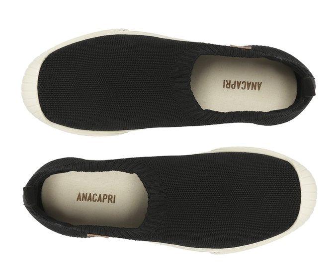 TÊNIS SLIP ON PRETO ALÊ KNIT C 30277 0018 0001 ANACAPRI - Vintedoisk