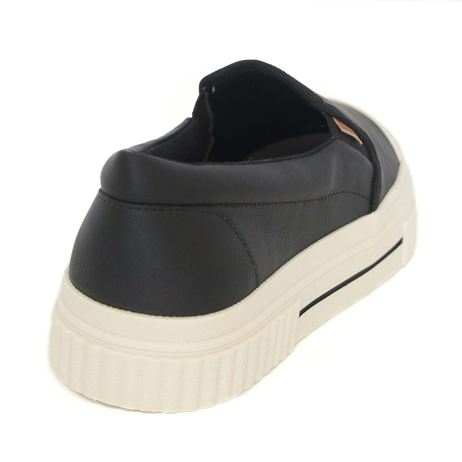 TÊNIS SLIP ON PRETO C 30590 0006 0008 ANACAPRI - Vintedoisk