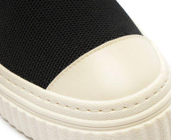 TÊNIS SLIP ON PRETO SOLA ALTA KNIT ALÊ C 30590 0002 0001 ANACAPRI - Vintedoisk