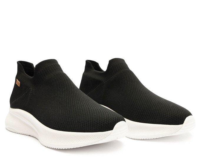 TÊNIS SLIP ON SPORTY KNIT MONO PRETO C 30354 0022 0001 ANACAPRI - Vintedoisk