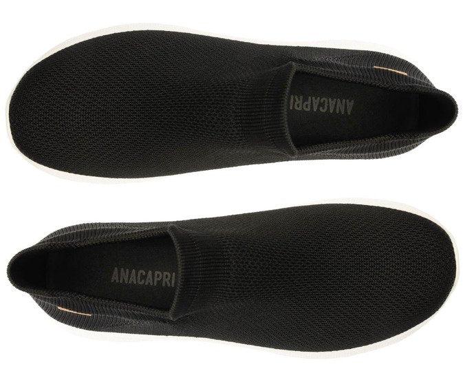TÊNIS SLIP ON SPORTY KNIT MONO PRETO C 30354 0022 0001 ANACAPRI - Vintedoisk