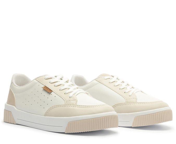 TÊNIS SOLA ALTA BRANCO E NUDE MULTINEUTRO C 30483 0001 0008 ANACAPRI - Vintedoisk