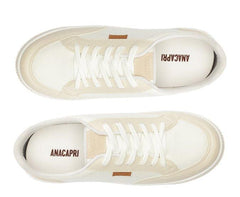 TÊNIS SOLA ALTA BRANCO E NUDE MULTINEUTRO C 30483 0001 0008 ANACAPRI - Vintedoisk