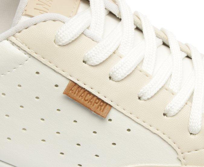 TÊNIS SOLA ALTA BRANCO E NUDE MULTINEUTRO C 30483 0001 0008 ANACAPRI - Vintedoisk