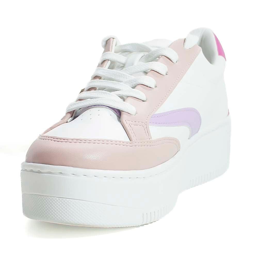 TENIS SOLA ALTA PINK E BRANCO C 30161 0010 0013 ANACAPRI - Vintedoisk