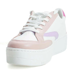 TENIS SOLA ALTA PINK E BRANCO C 30161 0010 0013 ANACAPRI - Vintedoisk