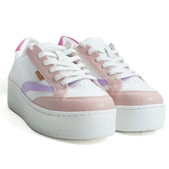 TENIS SOLA ALTA PINK E BRANCO C 30161 0010 0013 ANACAPRI - Vintedoisk