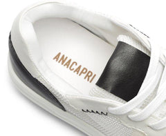 TÊNIS TECIDO BRANCO E PRETO C 30247 0074 0004 ANACAPRI - Vintedoisk