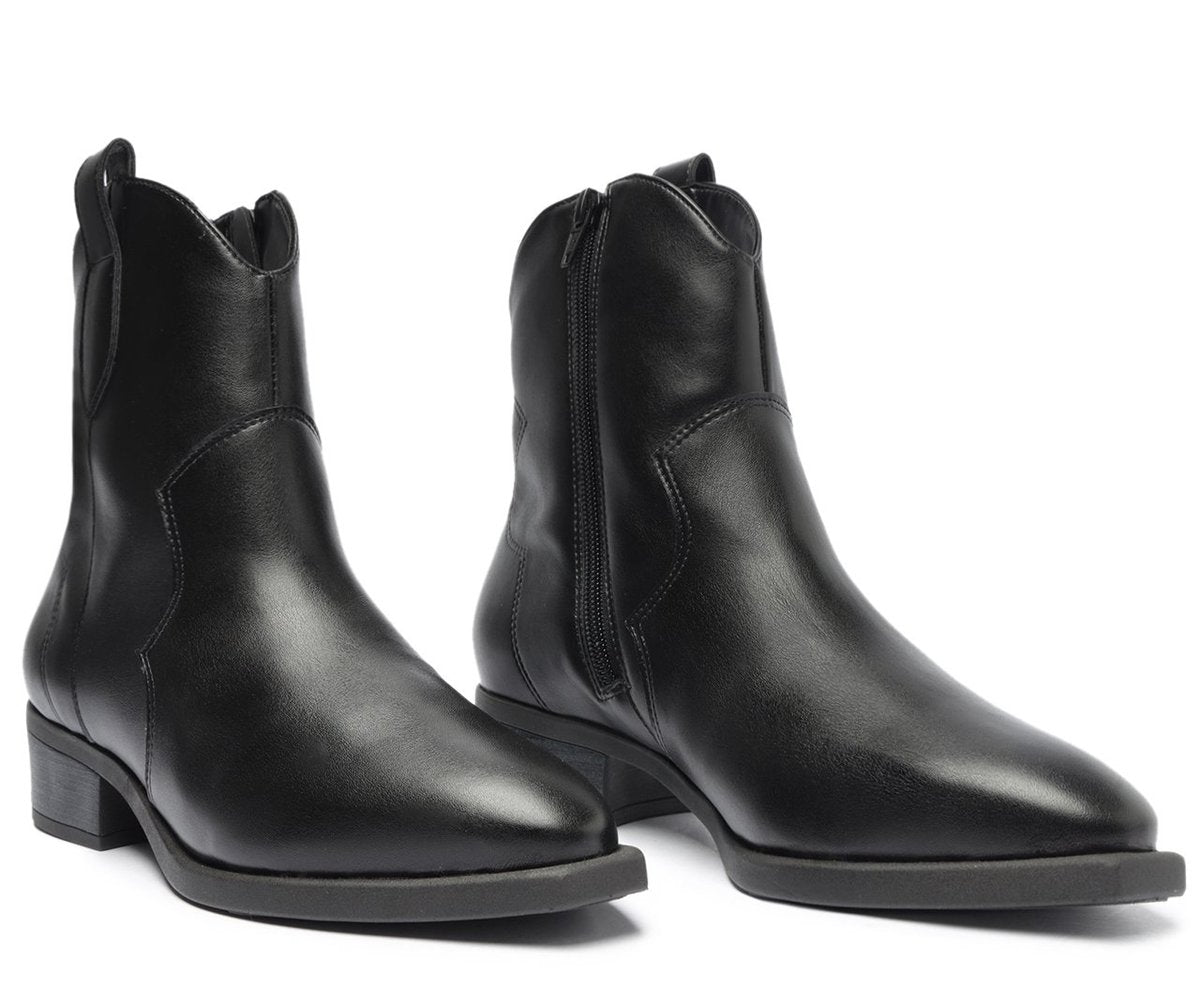 BOTA CANO CURTO WESTERN PRETA C 30447 0004 0003 ANACAPRI Imagem secundária do produto