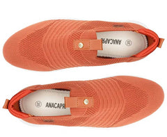 TÊNIS SLIP ON STREECH JOGGING KNIT LARANJA  C 30265 0002 0018 ANACAPRI