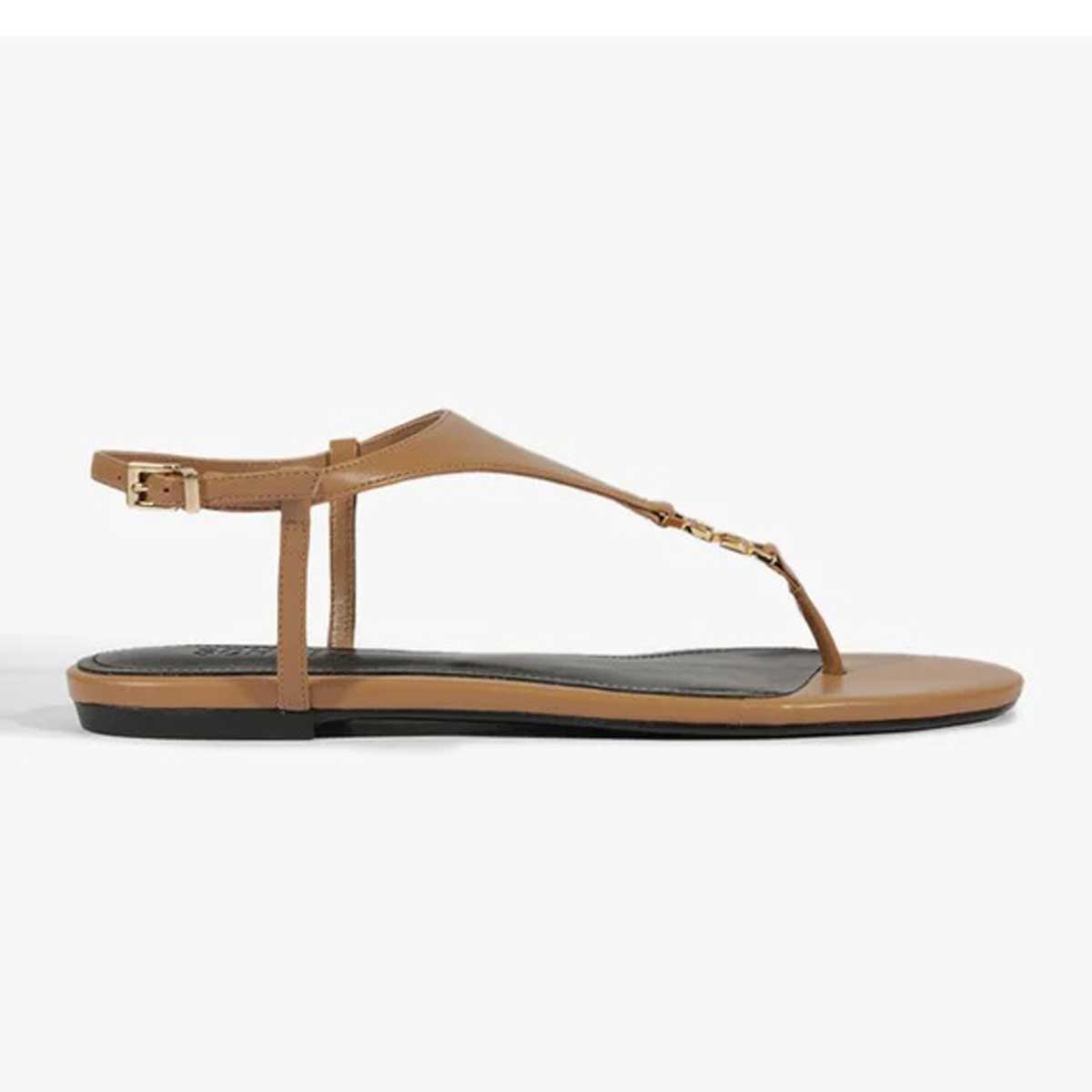 SANDÁLIA RASTEIRA KATE COURO MARROM S 21151 0240 0002 SCHUTZ