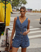 Shorts Feminina ALCANCE ref. SHORTS JEANS - VintedoisK
