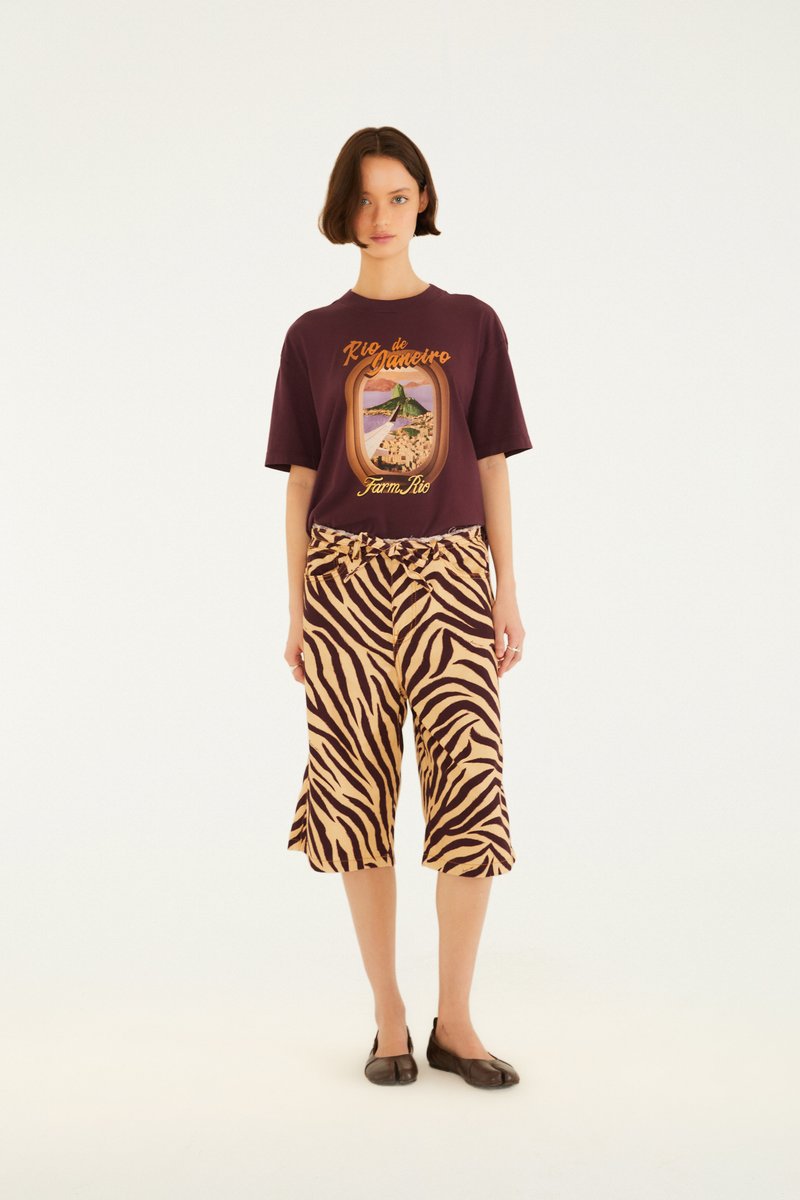 BLUSA T-SHIRT MEDIA BEM VINDA 364368 FARM RIO Imagem secundária do produto