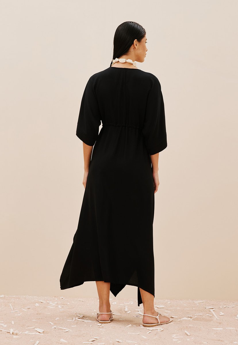 VESTIDO MIDI TUNEL CINTURA 103695 CACAY Imagem secundária do produto
