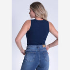 BLUSA REGATA BASICA CANELADA BRASIL BLFEM00195 REVANCHE
