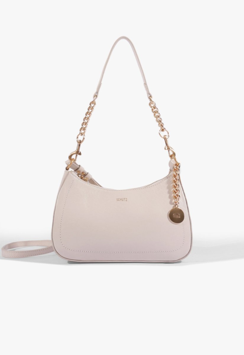 BOLSA TIRACOLO SHOULDER ELOWEN MÉDIA COURO BRANCA S 50010 2111 0005 SCHUTZ