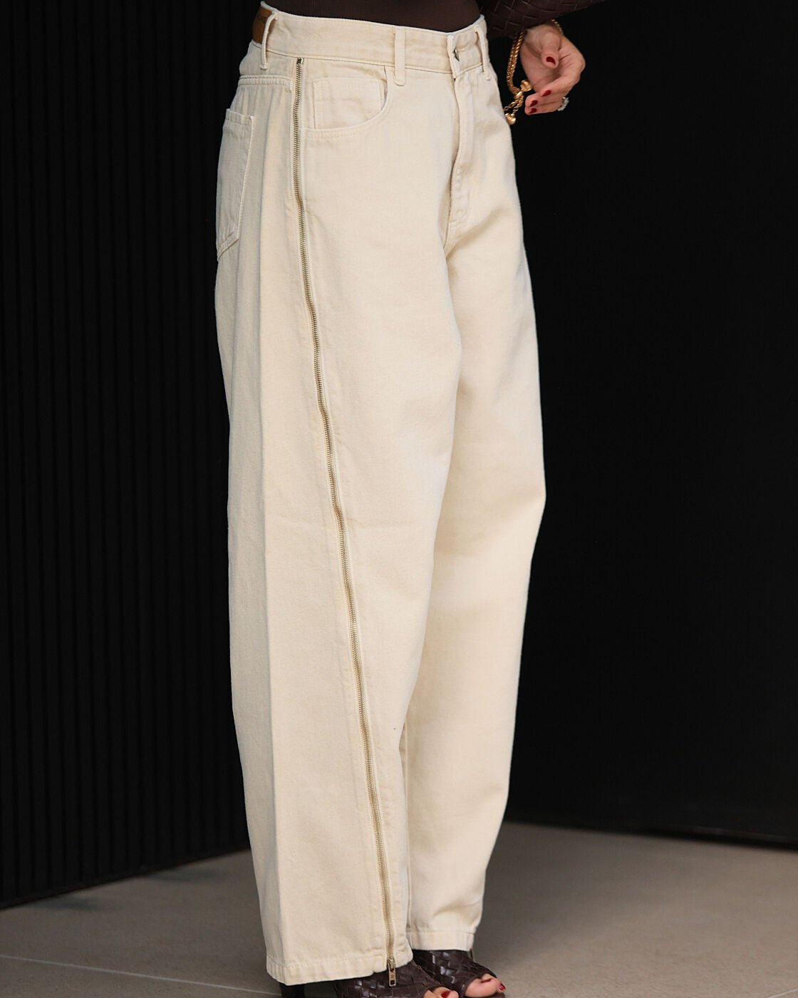 Calça Feminina ALCANCE ref. JEANS BALLOON - VintedoisK