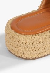 SANDÁLIA PAPETE VIENA RÁFIA NATURAL S 21869 0038 0002 SCHUTZ