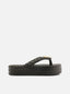 Sandália Feminina Brizza ref. PRETA FLATFORM - VintedoisK