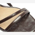 SANDÁLIA RASTEIRA SLINGBACK MULTITIRAS MARROM C 30295 0069 0001 ANACAPRI