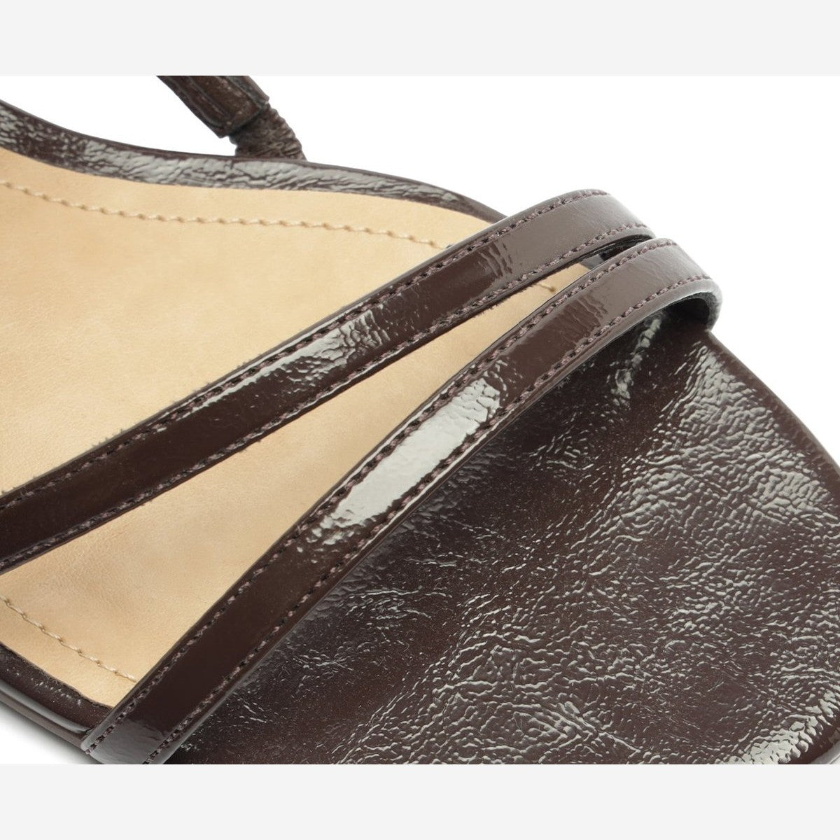 SANDÁLIA RASTEIRA SLINGBACK MULTITIRAS MARROM C 30295 0069 0001 ANACAPRI