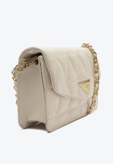 BOLSA PEQUENA TIRACOLO 944 MATELASSÊ BRANCA S 50018 1206 0022 SCHUTZ