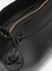 BOLSA MEDIA ALÇA CORDAS PRETA A 50011 0946 0001 AREZZO