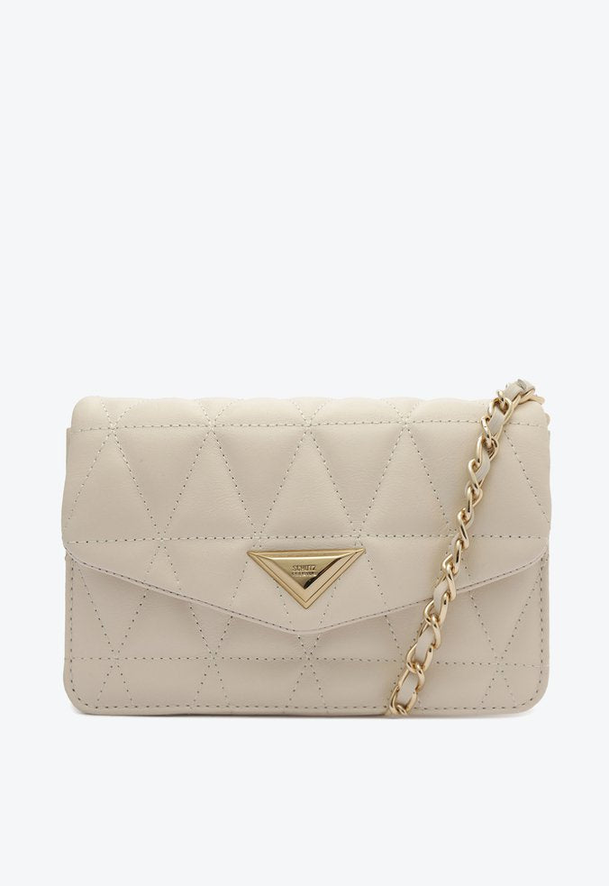 BOLSA PEQUENA TIRACOLO 944 MATELASSÊ BRANCA S 50018 1206 0022 SCHUTZ