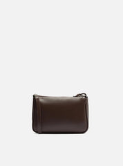 BOLSA TIRACOLO MARROM ESCURO IARA PEQUENA A 50023 0518 0080 AREZZO