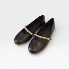 SAPATILHA PRETA TIRA BRILHO A 13457 0042 0001 AREZZO