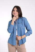 Camisa Feminino Revanche ref. CAMISA JEANS - VintedoisK