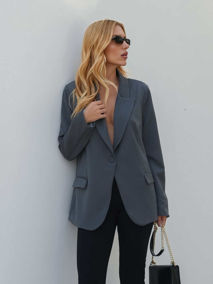 Blazer Feminino Skenn ref. BLAZER ALFAIATARIA - VintedoisK Imagem principal do produto