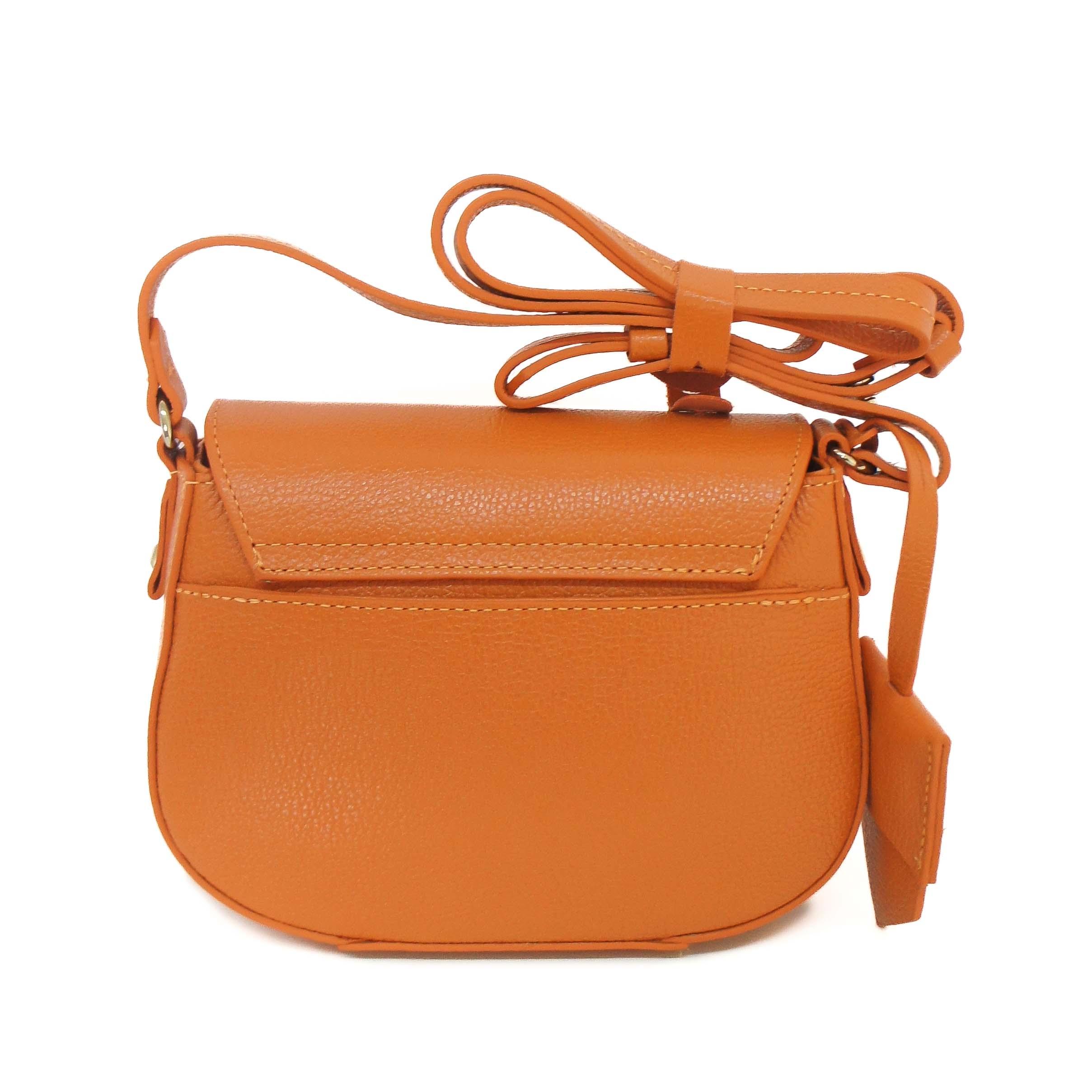 BOLSA TIRACOLO COURO LARANJA S 50010 0676 0003 SCHUTZ - Vintedoisk