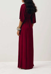 VESTIDO LONGO DETALHE PASSADOR 104687 CACAY
