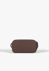 BOLSA TIRACOLO PEQUENA NICKY COURO MARROM S 50015 0865 0002 SCHUTZ