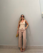 Calça Feminina ALCANCE ref. JEANS BALLOON - VintedoisK