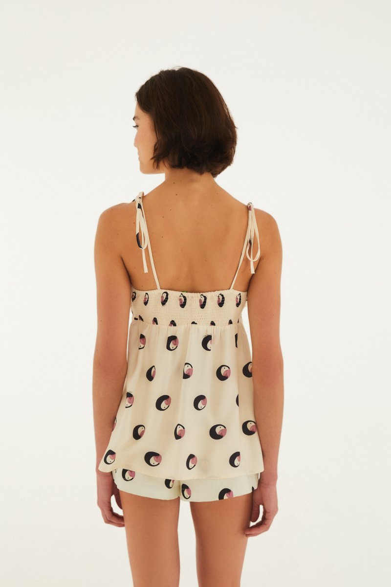 Blusa Feminina Farm rio ref. BLUSA POA - VintedoisK