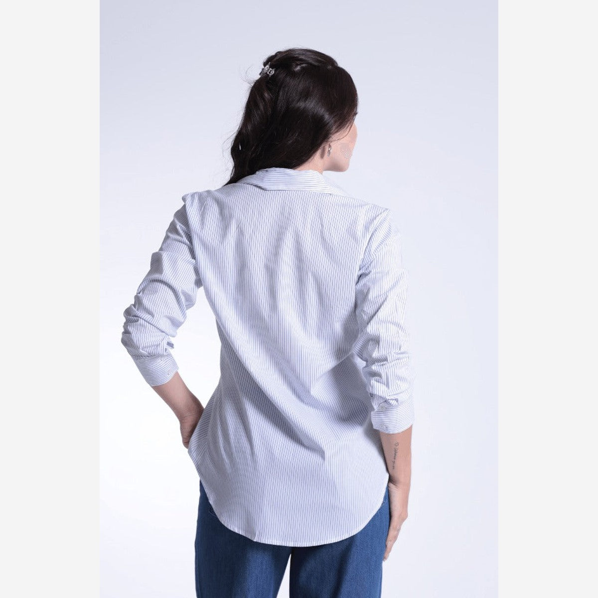 CAMISA ML LISTRADA BOLSO FRENTE CMFEM00023 REVANCHE