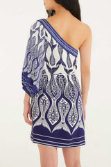 VESTIDO CURTO PEIXE CORRENTEZA 351001 FARM RIO